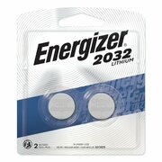 Energizer 2032 Lithium Coin Battery, 3V, PK2 2032BP-2